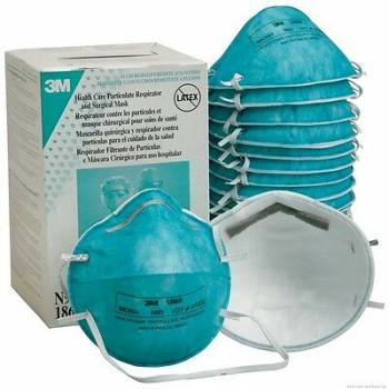 3M 1860 Medical Microbial Particle Filter Masks Surgical Laboratory Respiratory Masks