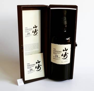 The Yamazaki 25 Year Old Single Malt Whisky