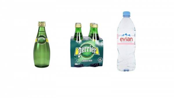 PERRIER  AND EVIAN