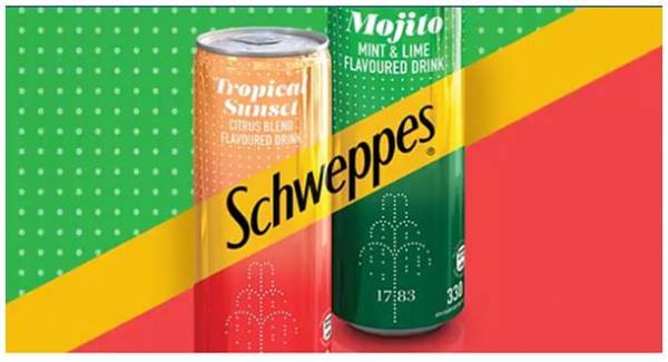 Schweepes 330 ml fat cans