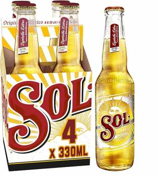 Sol 24x33cl x 4.2 % bottles