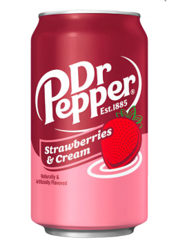 Dr Pepper cans different flavours