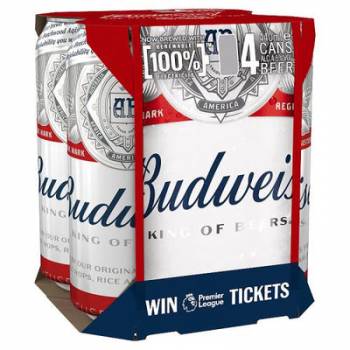 Budweiser 6 x 4 x 568ml Can 4.5%@ £13.48