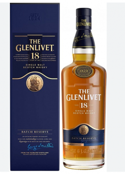 Glenlivet 18YO  40% Whisky 0,7L GB	500