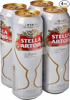 Stella Artois 6 x 4 x 568ml Can 4.6%  Newcorp T1@ £13.99 ,IEFW T1@13.95 ,cnf Riga@14.59