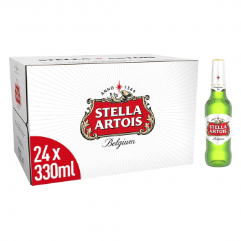 Stella Artois 24 x 330ml Bottle 4.6% Newcorp T1@ £11.99, IEFW T1@£11.87 cnf Riga@£12.40