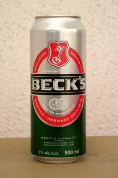 Becks 24x50cl cans 5% (German)