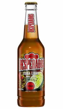 Desperados beer Cuba Libre glass bottles 20x400mL