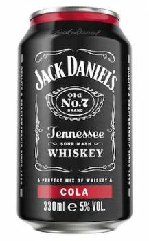 Jack Daniel´s   & Coca-Cola 5x33 cl cans