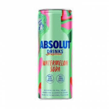 Absolut Watermelon Soda 12/25cl 5,0%