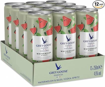 Grey Goose Watermelon & Basil (12x250ml)