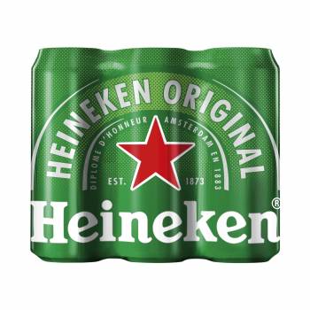 Heineken 50 cl can 4x6 available on the floor at Revera