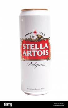 STELLA 568 ML CAN BELGIUM @ 15.45 EURO EX LOENDERSLOOT 