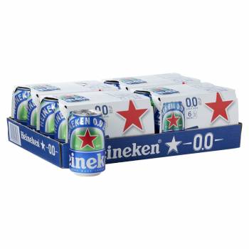 Heineken 0.0 33cl can 4x6 origin Netherlands