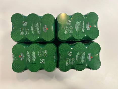 Heineken 50 cl cans - 4x6 - Dutch origin