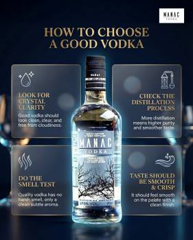 MANAC VODKA 37.5% VOL AVAILABLE