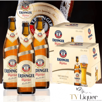 Erdinger bottles and cans 500ml