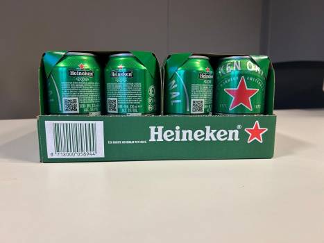 Heineken 33 cl cans - 4x6 - Dutch origin