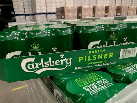 Carlsberg 33cl can 4x6 Origin Denmark