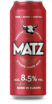 Matz Stong Lager 8.5% - 50 cl can - 1x24
