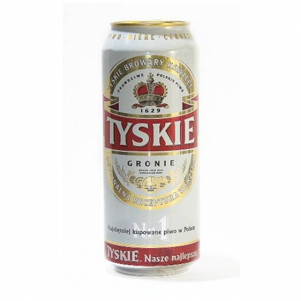 Tyskie 500ml x 24 - 80 per pallet