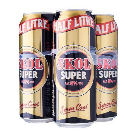 Skol Super 6x4x500mlX9%