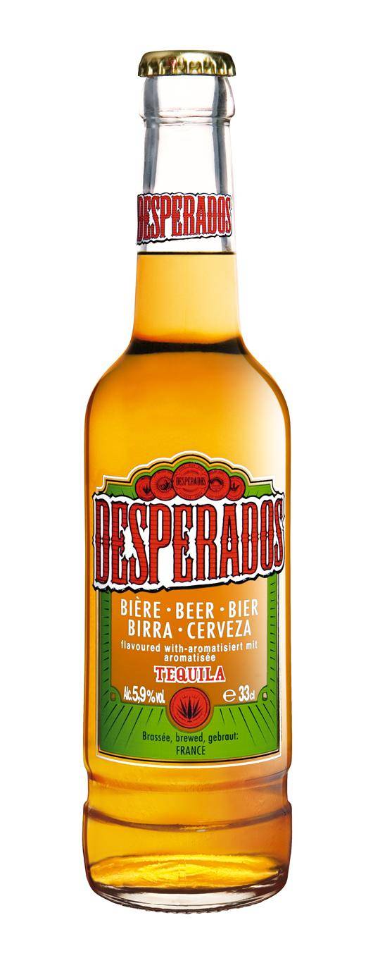 Desperados cans/bottles, Moretti, Murphey...