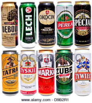 Polish beers,spirits,redbull ready to sale