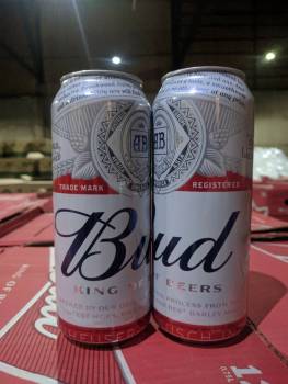 Bud cans 50cl