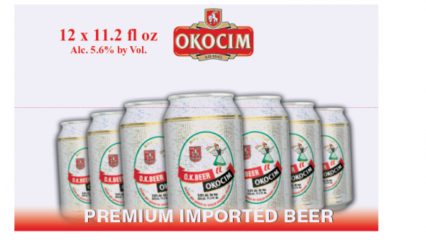 Okocim O.K. beer can 2x12 0,33 cl 5,6%