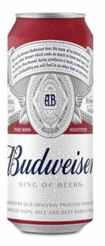 Budweiser 50cl €12.75