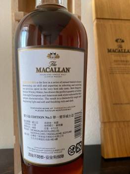 Macallan Edition No. 1 in Wooden Box - Original bottling - 700ml (+32 460 248 729)