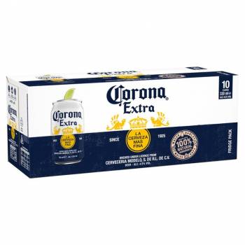 CORONA 10*330l Can@4.85 GBP ex Holland ( 325 cs per pallet )