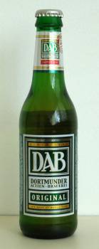 DAB beer bottle