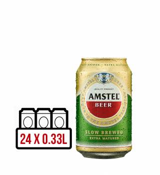 Amstel Lager 24/33/5.0 can