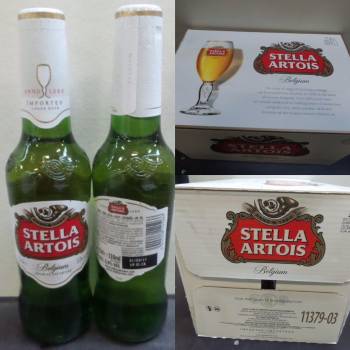 Stella Artois 4x6 33cl bottles 5% Belgium Origin