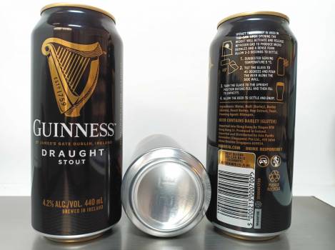 GUINNESS DRAUGHT STOUT 440ML