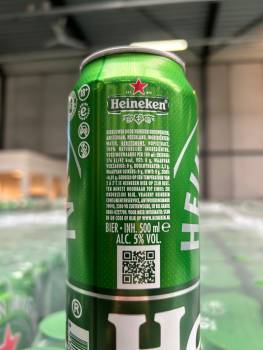 Heineken 50 cl cans - 4x6 - Dutch origin