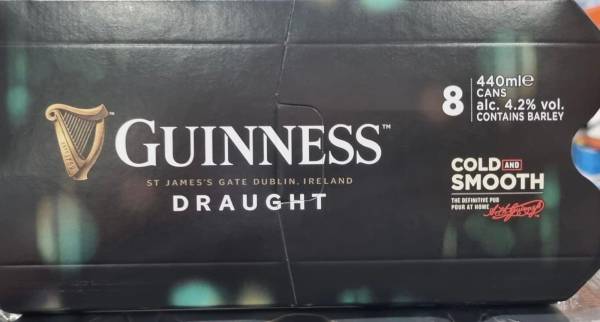 Guinness Draught 4.2% 3x8x440ml