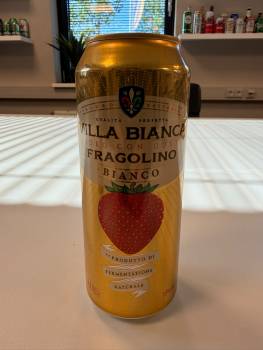 Fragolino Bianco Cider with strawberry 50cl can 1x24