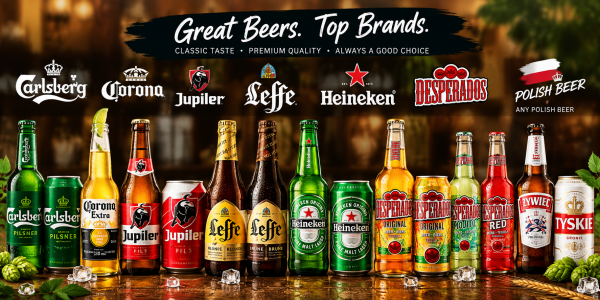 20 Types of Beer Available – Ask for Our Best Prices
