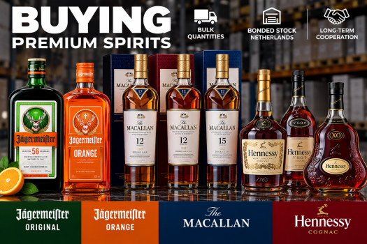 BUYING – Jägermeister Original & Orange | Macallan 12/15 YO | Hennessy VS/VSOP/XO